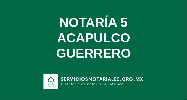 Notaría 5 de localidades(localidad) localidades(estado)