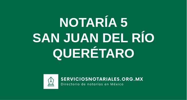 Notaría 5 de 