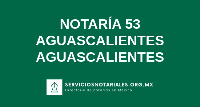 Notaría 53 de localidades(localidad) localidades(estado)