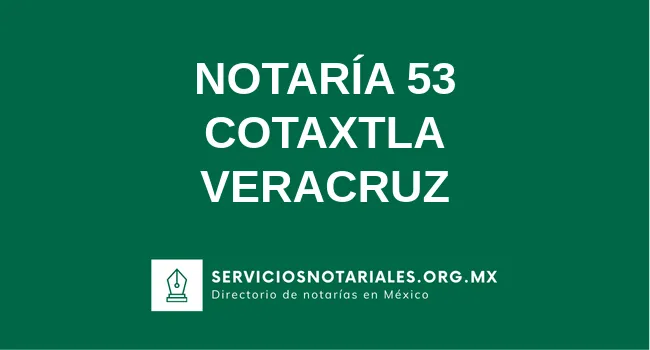 Notaría 53 de localidades(localidad) localidades(estado)