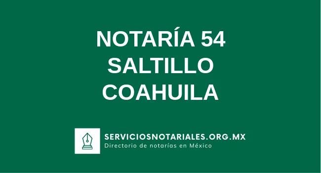Notaría 54 de 