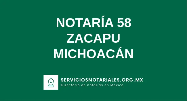 Notaría 58 de