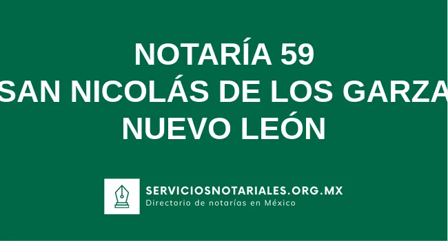 Notaría 59 de
