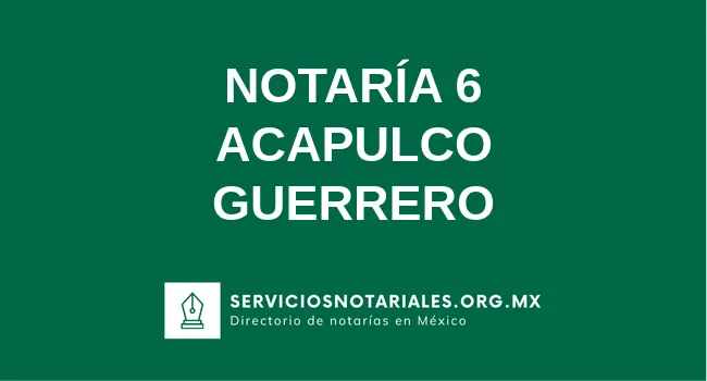 Notaría 6 de localidades(localidad) localidades(estado)