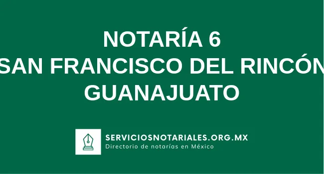 Notaría 6 de 