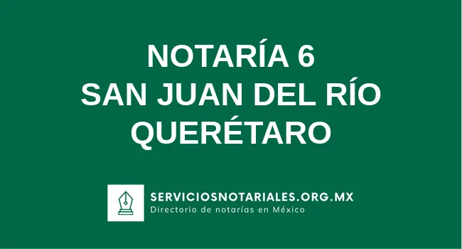 Notaría 6 de