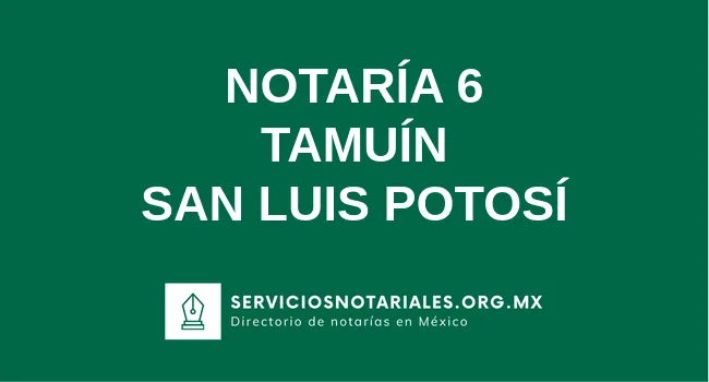 Notaría 6 de
