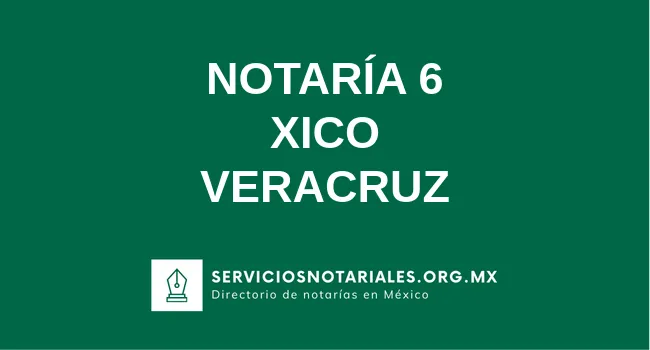 Notaría 6 de localidades(localidad) localidades(estado)