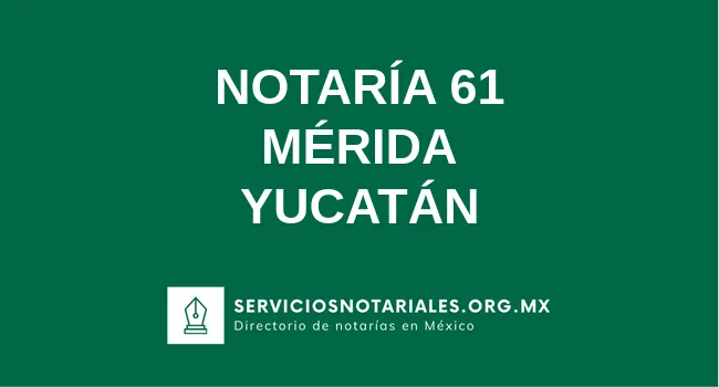 Notaría 61 de