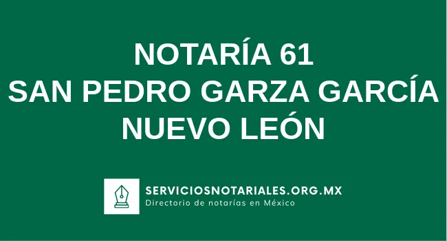 Notaría 61 de 