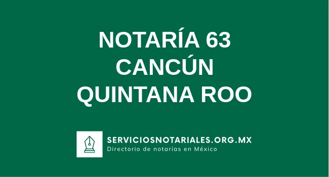 Notaría 63 de