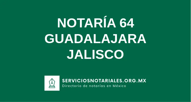 Notaría 64 de localidades(localidad) localidades(estado)