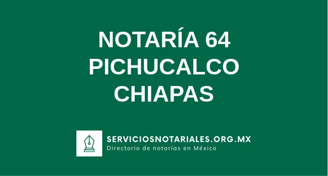 Notaría 64 de Metztitlán Hidalgo