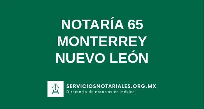 Notaría 65 de