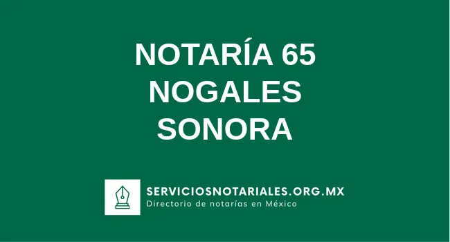 Notaría 65 de