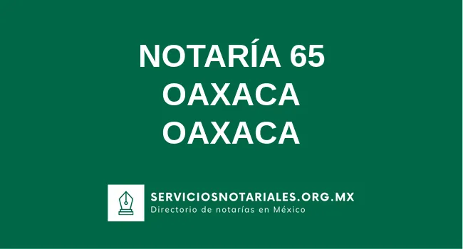 Notaría 65 de 