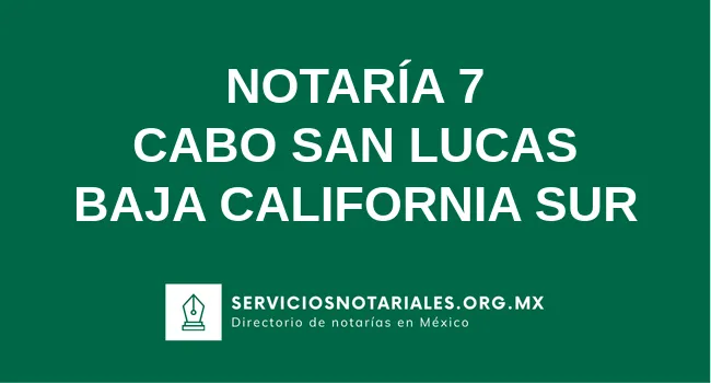 Notaría 7 de Salto de Agua Chiapas