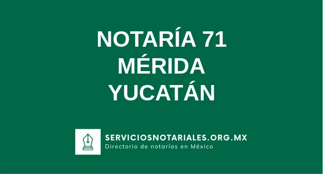 Notaría 71 de 