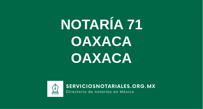 Notaría 71 de