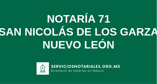 Notaría 71 de 