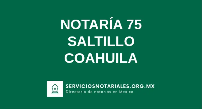 Notaría 75 de 