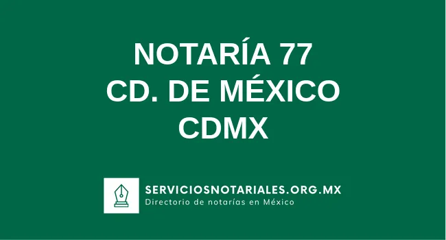 Notaría 77 de 