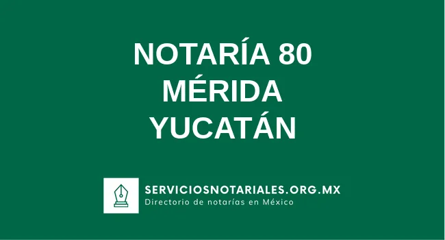 Notaría 80 de 
