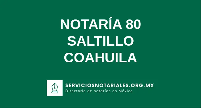 Notaría 80 de