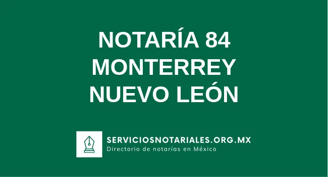 Notaría 84 de