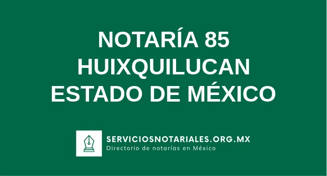 Notaría 85 de 