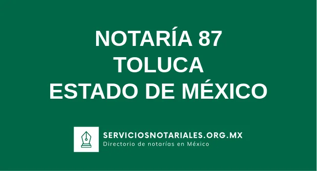 Notaría 87 de 