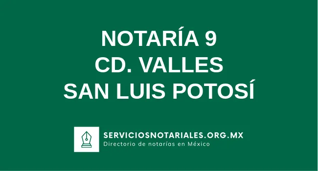 Notaría 9 de 