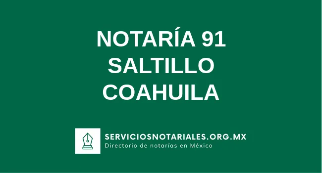 Notaría 91 de