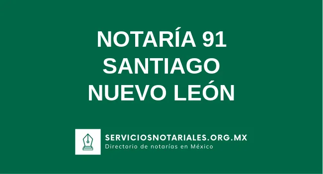 Notaría 91 de 