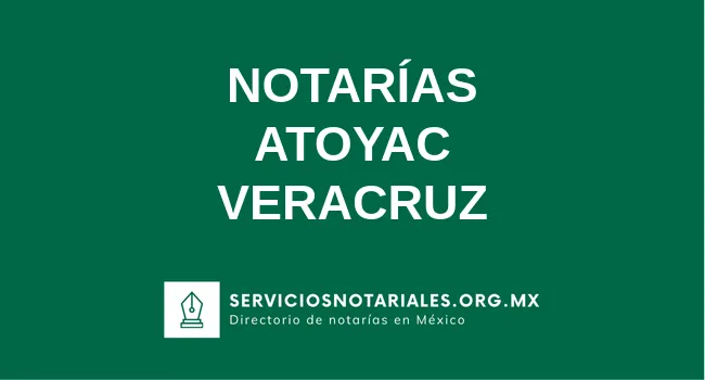 Directorio de notarios de Atoyac Veracruz
