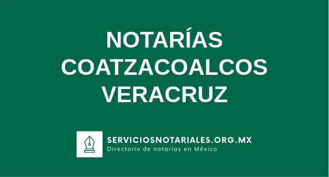 Directorio de notarios de Coatzacoalcos Veracruz