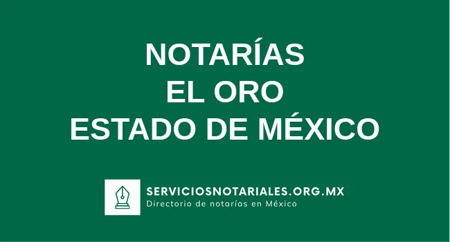 Directorio de notarios de El Oro Estado de México