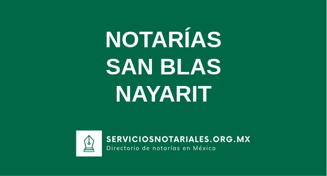 Directorio de notarios de San Blas Nayarit