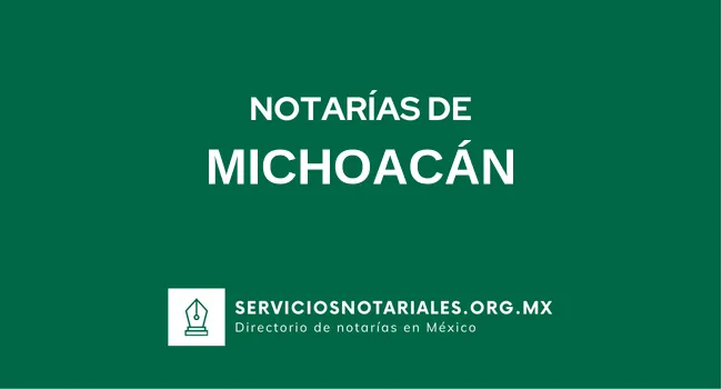 Directorio de notarios de Michoacán