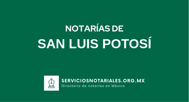 Directorio de notarios de San Luis Potosí